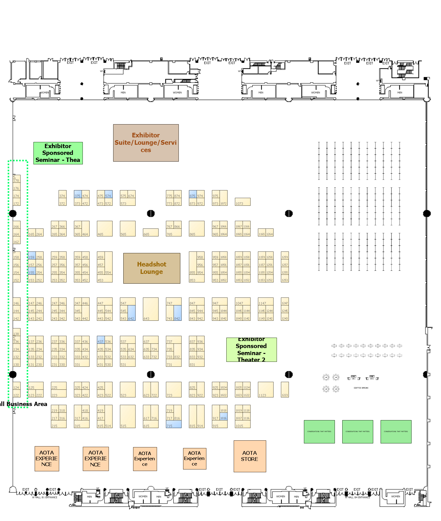 AOTA INSPIRE 2024 Annual Conference & Expo Interactive HTML Floorplan